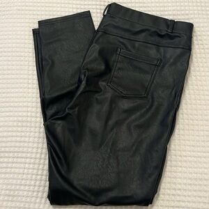 Lined Faux Leather Leggings